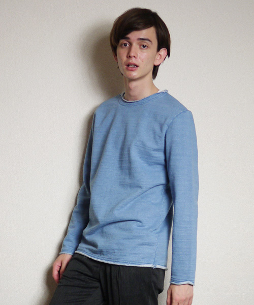 ヘビーウェイトスラブINDIGO染カットオフL/S SWEAT ヘビーウェイトスラブINDIGO染カットオフL/S SWEAT