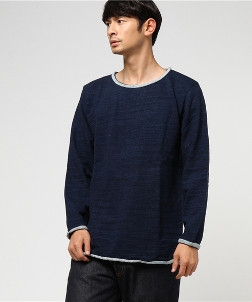 ヘビーウェイトスラブINDIGO染カットオフL/S SWEAT ヘビーウェイトスラブINDIGO染カットオフL/S SWEAT