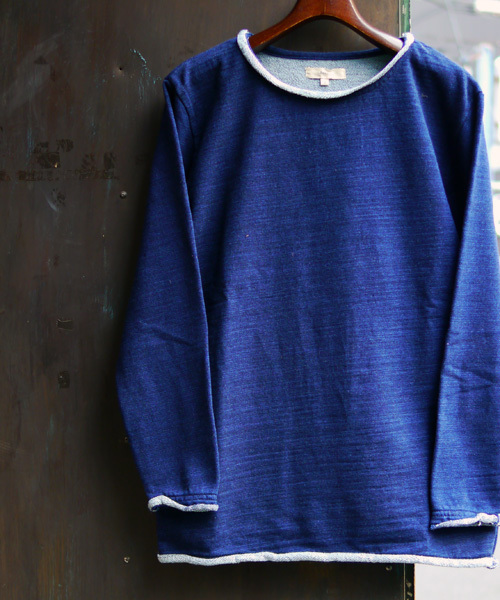 ヘビーウェイトスラブINDIGO染カットオフL/S SWEAT ヘビーウェイトスラブINDIGO染カットオフL/S SWEAT