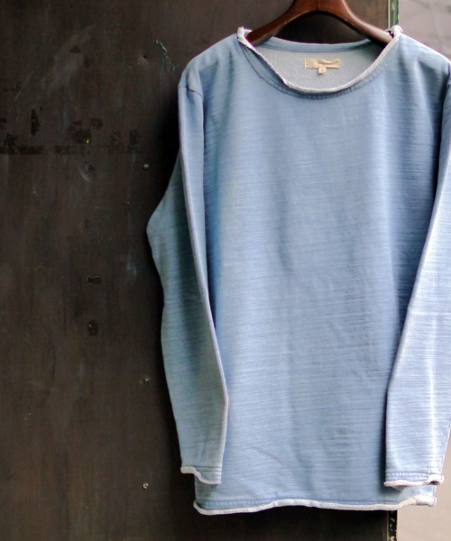 ヘビーウェイトスラブINDIGO染カットオフL/S SWEAT ヘビーウェイトスラブINDIGO染カットオフL/S SWEAT