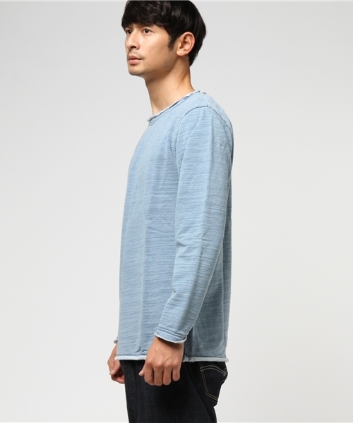 ヘビーウェイトスラブINDIGO染カットオフL/S SWEAT ヘビーウェイトスラブINDIGO染カットオフL/S SWEAT