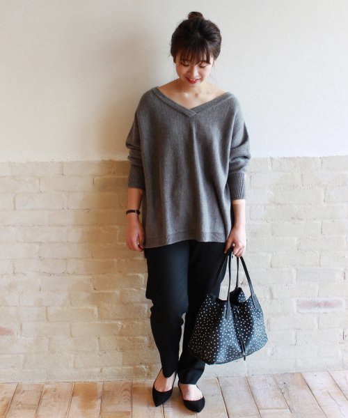 FRAMeWORK（フレームワーク）の「GIANNI CHIARINIリバーシブルスタープリントトート◆（トートバッグ・レディース・ブラック/ベージュ・FREE）」の21枚目の写真