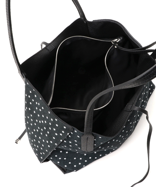 FRAMeWORK（フレームワーク）の「GIANNI CHIARINIリバーシブルスタープリントトート◆（トートバッグ・レディース・ブラック/ベージュ・FREE）」の10枚目の写真