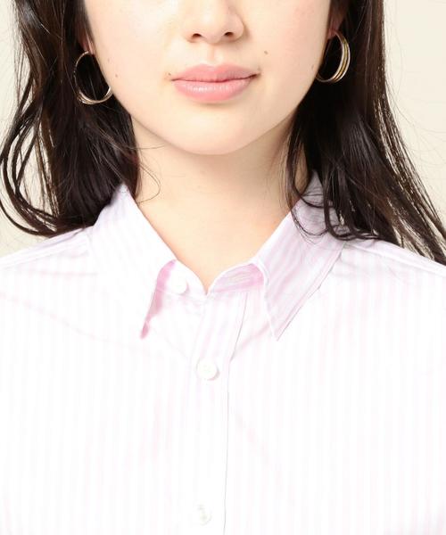 BEAUTY&YOUTH UNITED ARROWS（ビューティーアンドユースユナイテッドアローズ）の「BY TRADITIONAL ロンドンストライプ シャツ ◆（シャツ/ブラウス・レディース・ライトピンク/イエロー/ライトブルー/ネイビー・FREE）」の15枚目の写真