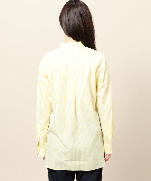 BEAUTY&YOUTH UNITED ARROWS（ビューティーアンドユースユナイテッドアローズ）の「BY TRADITIONAL ロンドンストライプ シャツ ◆（シャツ/ブラウス・レディース・ライトピンク/イエロー/ライトブルー/ネイビー・FREE）」の18枚目の写真
