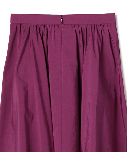 ESTNATION（エストネーション）の「ESTNATION ギャザーフレアースカート（スカート・レディース・パープル/グリーン/イエロー・36/38）」の4枚目の写真