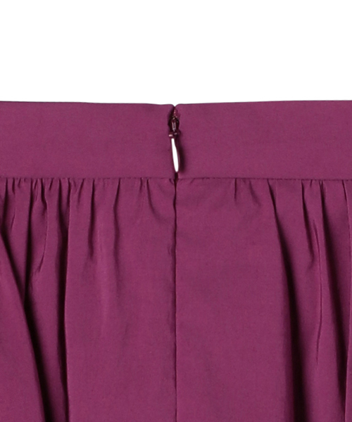 ESTNATION（エストネーション）の「ESTNATION ギャザーフレアースカート（スカート・レディース・パープル/グリーン/イエロー・36/38）」の11枚目の写真