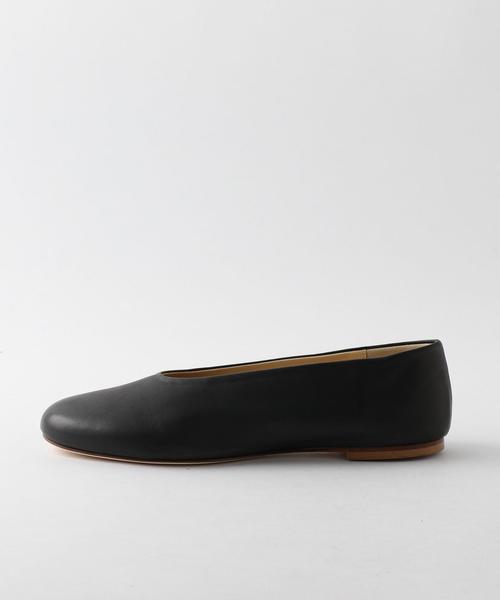 Steven Alan(スティーブンアラン)の「<Steven Alan>LEATHER BALLET SHOES/バレエシューズ ◆(バレエシューズ・レディース・オフホワイト/ブラック・37/36/38/39)」の6枚目の写真