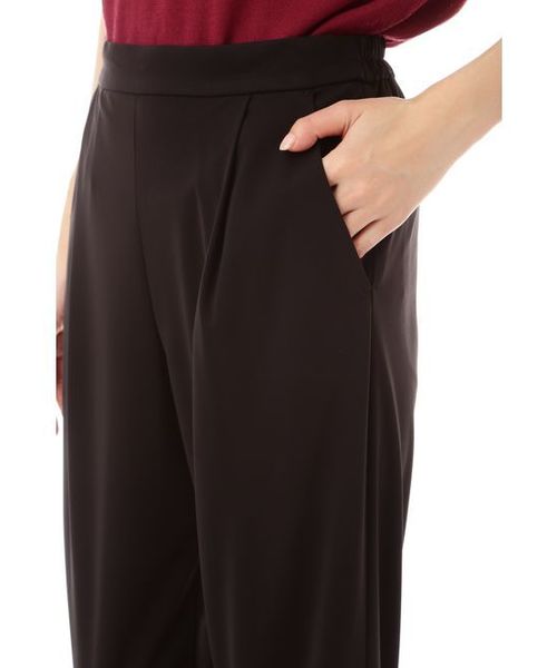 22 OCTOBRE（ヴァンドゥ－オクトーブル）の「ハイゲージスムースパンツ【セットアップ対応商品】（その他パンツ・レディース・ブラウン/ブラック・36/38/40/34）」の9枚目の写真