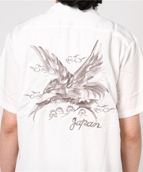 JACKROSE（ジャックローズ）の「オープンカラー刺繍シャツ（シャツ/ブラウス・メンズ・ブラック/ホワイト/ピンク・L/M）」の10枚目の写真