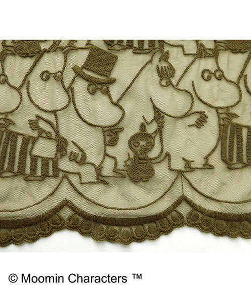 MOOMIN（ムーミン）の「ムーミンと仲間たち　ゴージャスレーススカート（スカート・レディース・カーキ/クリーム・XX-LARGE/SMALL/X-LARGE/LARGE/MEDIUM）」の6枚目の写真