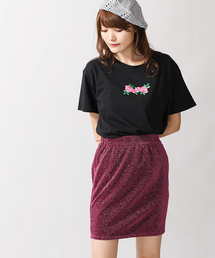 WEGO（ウィゴー）の「WEGO/ラメグリッタータイトミニスカート（スカート・キッズ）」