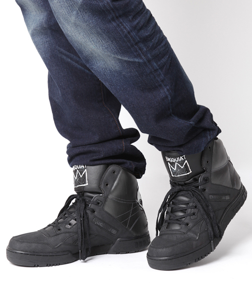 JEAN-MICHEL BASQUIAT ハイカットスニーカー BASQUIAT バスキア ハイカットスニーカー 25.5cm抽選販売 - メルカリ