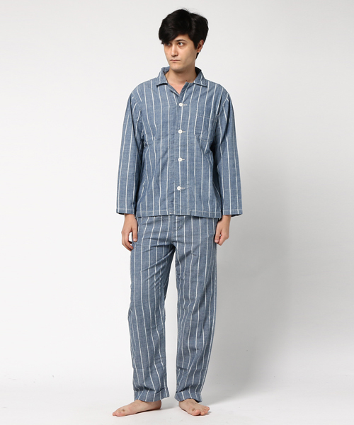 THE DAY(ザデイ)の「【Denime×THEDAY】コラボパジャマセット(シャツ/ブラウス・メンズ・ブルー・FREE)」の15枚目の写真