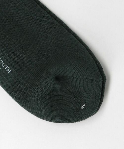 BEAUTY&YOUTH UNITED ARROWS（ビューティーアンドユースユナイテッドアローズ）の「BY ロゴ ソックス（ソックス/靴下・メンズ・ホワイト/ブラック/オレンジ/パープル/ケリー/ライム/ネイビー/コバルトブルー/ベージュ/オフホワイト/グレー/イエロー/ピンク・FREE）」の20枚目の写真