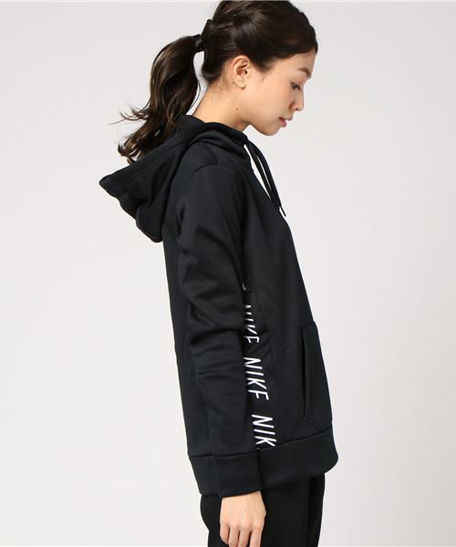 NIKE（ナイキ）の「スウェットパーカー GRX1 プルオーバー フーディ 858953（パーカー・レディース・グレイッシュブルー/ブラック・L/LL/M/S）」の3枚目の写真