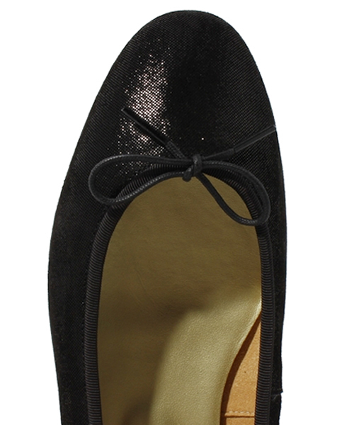 ODETTE E ODILE（オデットエオディール）の「オデット エ オディール/O Ballerina ﾌﾗｯﾄｼｭｰｽﾞ10（バレエシューズ・レディース・ゴールド/ブラック・22cm/22.5cm/23cm/24cm/24.5cm/25cm/25.5cm/23.5cm）」の6枚目の写真