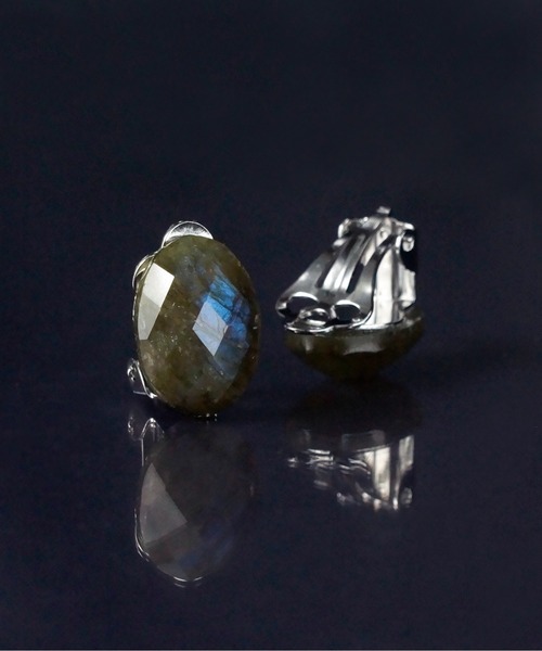 anq.（アンク）の「「anq.」OneStoneイヤリング (アゲート・ハウライト・コーラル)（イヤリング・レディース・ライトグリーン/ブラウン/グリーン/ピンク/オレンジ/ライトブラック/オレンジ系その他/レッド/ブラック/ホワイト/グリーン系その他/ターコイズブルー/ホワイト系その他/レッド系その他/ダークブラウン/ダークブラック/グレー・ONE SIZE）」の20枚目の写真