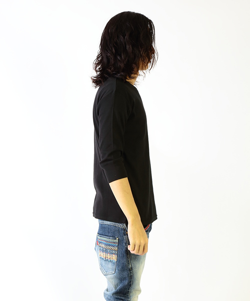 rehacer(レアセル)の「rehacer : 2pack crew neck fraise cutsew(Tシャツ/カットソー・メンズ・アイボリー/ホワイト系その他/ブラック×グレー/ネイビー/グレー/ブラック・SMALL/MEDIUM/X-LARGE/LARGE)」の7枚目の写真