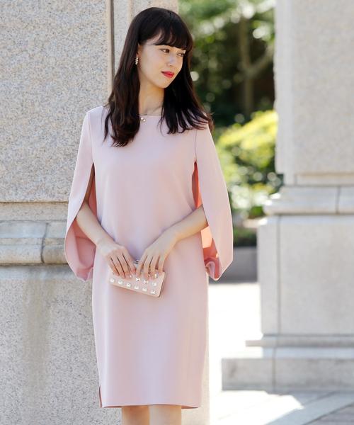 Doula Doula（ドゥーラドゥーラ）の「ドルマンワンピ―スドレス（ドレス・レディース・ブラック/ネイビー/ライトベージュ/モカ/ライトグレー/ライトピンク/ブルー・M/L）」の7枚目の写真