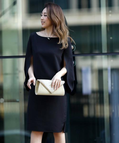 Doula Doula（ドゥーラドゥーラ）の「ドルマンワンピ―スドレス（ドレス・レディース・ブラック/ネイビー/ライトベージュ/モカ/ライトグレー/ライトピンク/ブルー・M/L）」の19枚目の写真