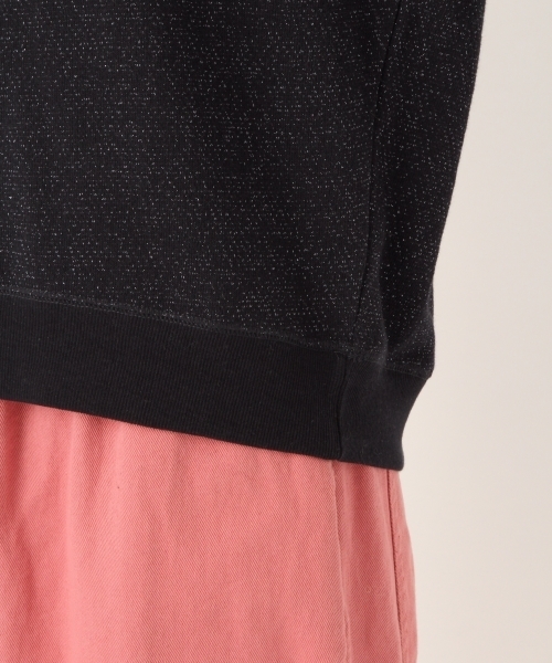 niko and...（ニコアンド）の「オリジナルラメオフショルダー裏毛プルーオーバー（Tシャツ/カットソー・レディース・ベージュ/ネイビー/グレー・MEDIUM/LARGE）」の7枚目の写真