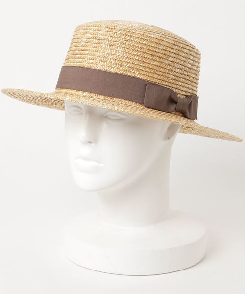 OLIVE des OLIVE(オリーブデオリーブ)の「カンカン 帽(ハット・レディース・ブラウン/ブラック・FREE)」の4枚目の写真