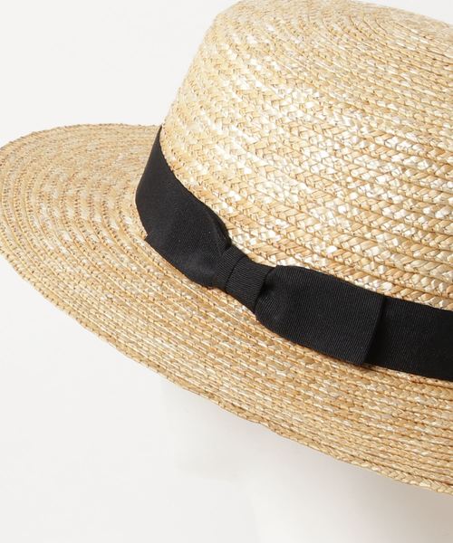 OLIVE des OLIVE(オリーブデオリーブ)の「カンカン 帽(ハット・レディース・ブラウン/ブラック・FREE)」の5枚目の写真