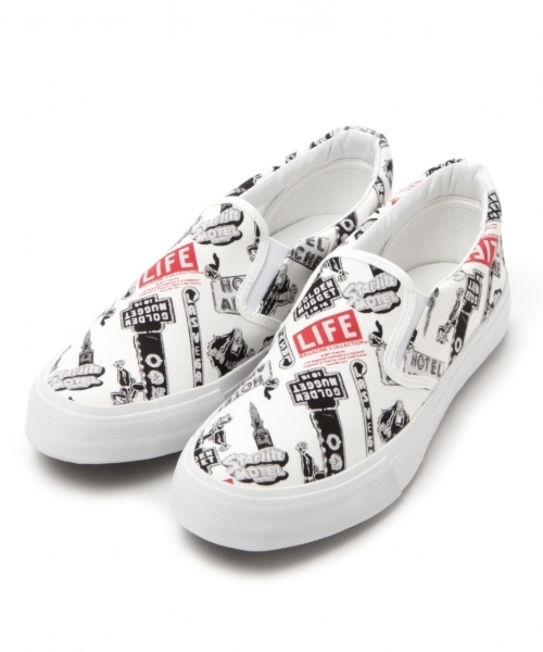 RAGEBLUE(レイジブルー)の「LIFEスリッポンシューズ/787707(その他シューズ・メンズ・ホワイト/グリーン・MEDIUM/LARGE)」の3枚目の写真