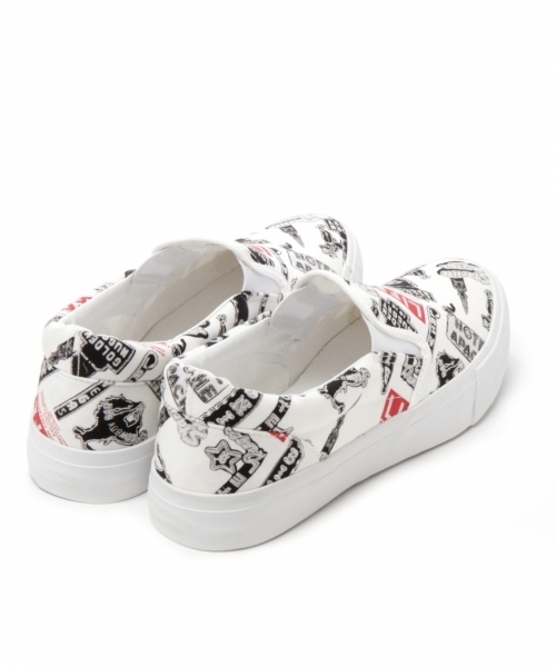 RAGEBLUE(レイジブルー)の「LIFEスリッポンシューズ/787707(その他シューズ・メンズ・ホワイト/グリーン・MEDIUM/LARGE)」の4枚目の写真