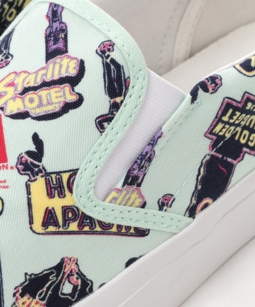 RAGEBLUE(レイジブルー)の「LIFEスリッポンシューズ/787707(その他シューズ・メンズ・ホワイト/グリーン・MEDIUM/LARGE)」の5枚目の写真