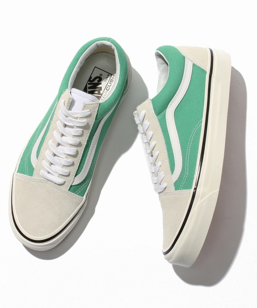 VANS(バンズ)の「VANS/ バンズ OLD SKOOL 36 DX#(スニーカー・メンズ・ゴールド/ライトグリーン/ダークパープル/ワインレッド・80/90/10)」の2枚目の写真