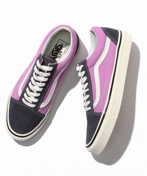 VANS(バンズ)の「VANS/ バンズ OLD SKOOL 36 DX#(スニーカー・メンズ・ゴールド/ライトグリーン/ダークパープル/ワインレッド・80/90/10)」の1枚目の写真