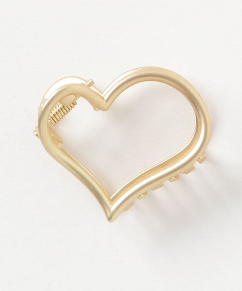 Esime（エシミー）の「ハート バレッタ（バレッタ/ヘアクリップ・レディース・ゴールド/シャンパン/シルバー/ブラック系その他/シルバー系その他/ゴールド系その他・FREE）」の7枚目の写真