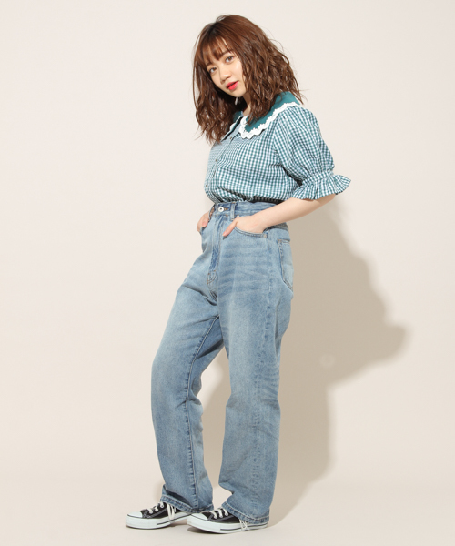 apres jour（アプレジュール）の「刺繍襟アソートブラウス【ZOZOTOWN限定アイテム】（シャツ/ブラウス・レディース・オフホワイト/グリーン系その他/ブラウン系その他・フリー）」の9枚目の写真