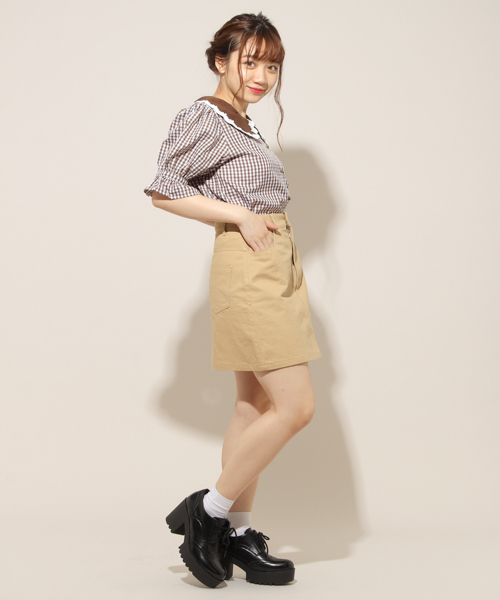 apres jour（アプレジュール）の「刺繍襟アソートブラウス【ZOZOTOWN限定アイテム】（シャツ/ブラウス・レディース・オフホワイト/グリーン系その他/ブラウン系その他・フリー）」の14枚目の写真