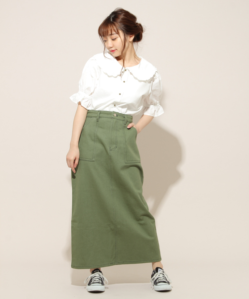 apres jour（アプレジュール）の「刺繍襟アソートブラウス【ZOZOTOWN限定アイテム】（シャツ/ブラウス・レディース・オフホワイト/グリーン系その他/ブラウン系その他・フリー）」の18枚目の写真