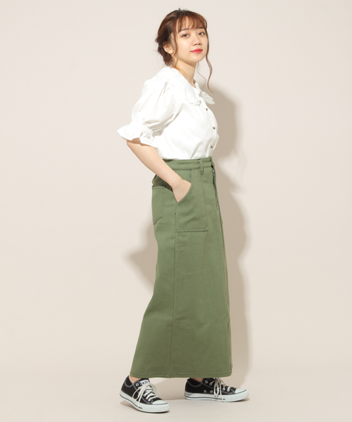 apres jour（アプレジュール）の「刺繍襟アソートブラウス【ZOZOTOWN限定アイテム】（シャツ/ブラウス・レディース・オフホワイト/グリーン系その他/ブラウン系その他・フリー）」の19枚目の写真