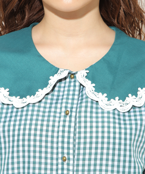 apres jour（アプレジュール）の「刺繍襟アソートブラウス【ZOZOTOWN限定アイテム】（シャツ/ブラウス・レディース・オフホワイト/グリーン系その他/ブラウン系その他・フリー）」の20枚目の写真