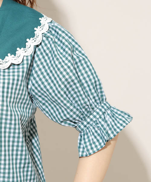 apres jour（アプレジュール）の「刺繍襟アソートブラウス【ZOZOTOWN限定アイテム】（シャツ/ブラウス・レディース・オフホワイト/グリーン系その他/ブラウン系その他・フリー）」の21枚目の写真