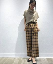 Editt by YECCA VECCA | ラメ畦編みオフタートルニット(ニット/セーター)