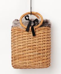 MARCHER | MARCHER エコファー カゴバック(かごバッグ)