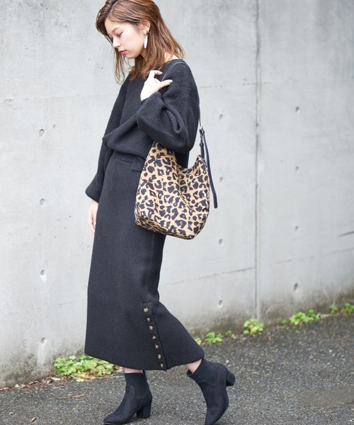 natural couture(ナチュラルクチュール)の「もちもちサイド釦スカート(スカート・レディース・ライトグレー/ブラック/ピンク/アイボリー・FREE)」の17枚目の写真