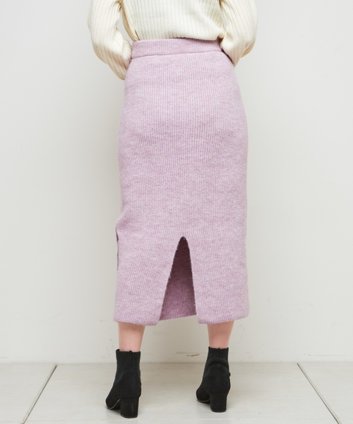 natural couture(ナチュラルクチュール)の「もちもちサイド釦スカート(スカート・レディース・ライトグレー/ブラック/ピンク/アイボリー・FREE)」の10枚目の写真