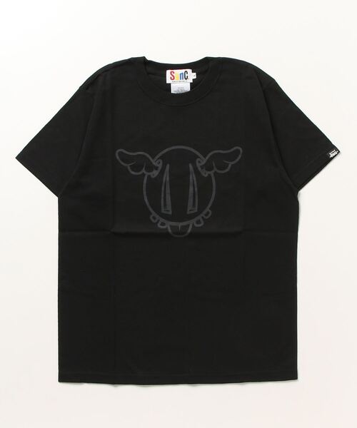 Sync.(スィンク)の「Sync. 【D*FACE】 TEE "D*DOG"(Tシャツ/カットソー・メンズ・ヘザーグレー/レッド/ホワイト/ブラック/ヘザ-グレー・LARGE/SMALL/MEDIUM/X-LARGE)」の3枚目の写真