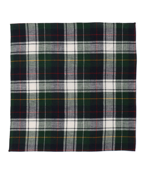 SHIPS JET BLUE（シップスジェットブルー）の「SHIPS JET BLUE: マドラスチェック チーフ（バンダナ/スカーフ・メンズ・レッド/オリーブ/イエロー/グリーン・ONE SIZE）」の3枚目の写真