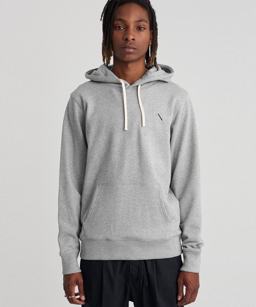 Saturdays NYC（サタデーズ ニューヨークシティ ）の「Ditch Slash Embroidered Hoodie（パーカー・メンズ・グレー/ブラック・X-SMALL/X-LARGE/S/M/L）」の2枚目の写真