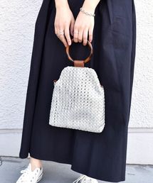 Khaju | 【WEB限定】Khaju:リングハンドルメッシュバッグ◇(ハンドバッグ)