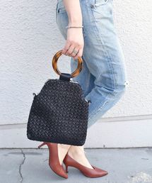 Khaju | 【WEB限定】Khaju:リングハンドルメッシュバッグ◇(ハンドバッグ)