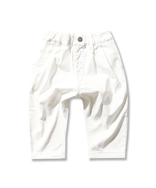 devirock(デビロック)の「サルエルタック7分丈パンツ(その他パンツ・キッズ・オフホワイト/テラコッタ/ベージュ/スモークピンク/ブラック/カーキ・140cm/80cm/130cm/120cm/90cm/95cm/110cm/160cm/100cm/150cm)」の17枚目の写真